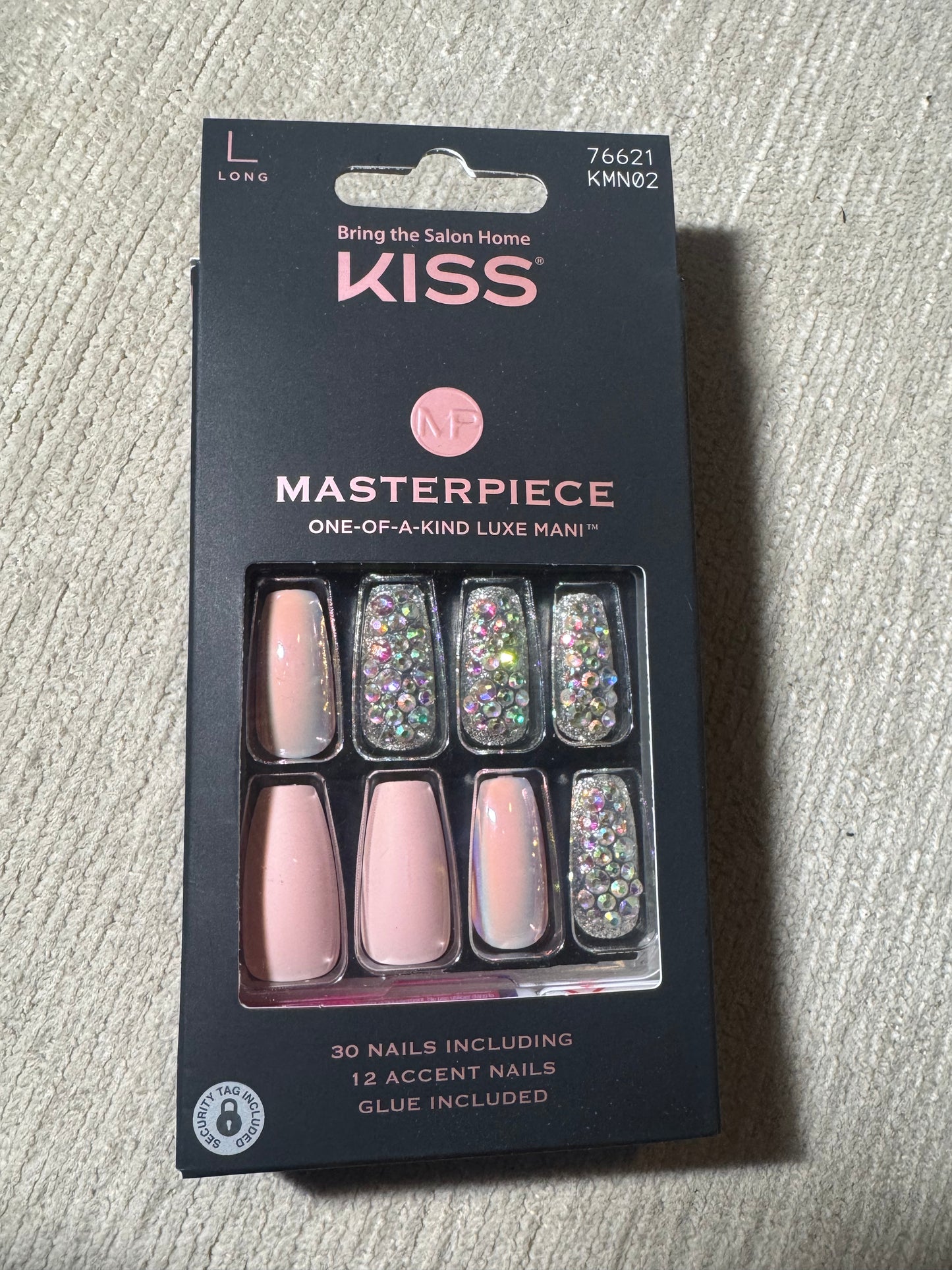 Kiss Pink & Bling Press Ons