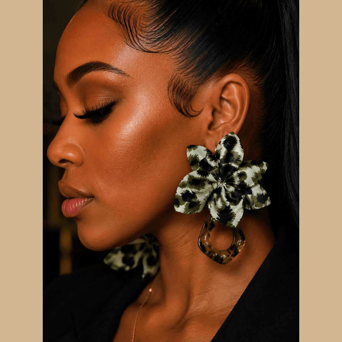 Wild Orchid Earrings shop-statement-pieces