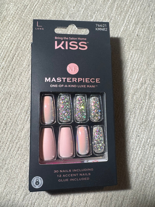 Kiss Pink & Bling Press Ons