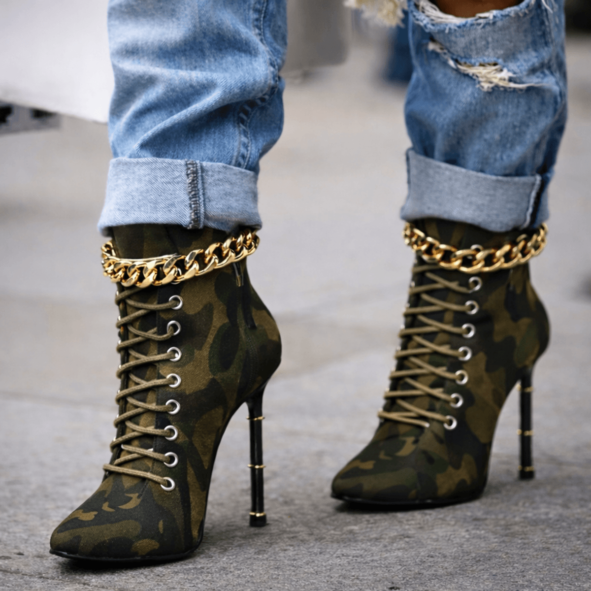 Commander In Heels Bootie shop-statement-pieces