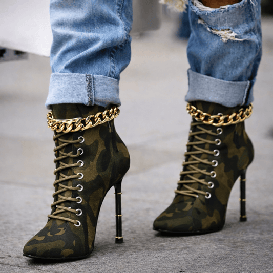 Commander In Heels Bootie shop-statement-pieces