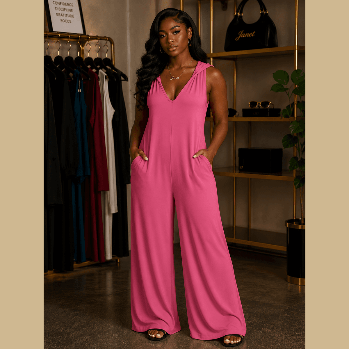 Escape Hooded Jumpsuit shop-statement-pieces