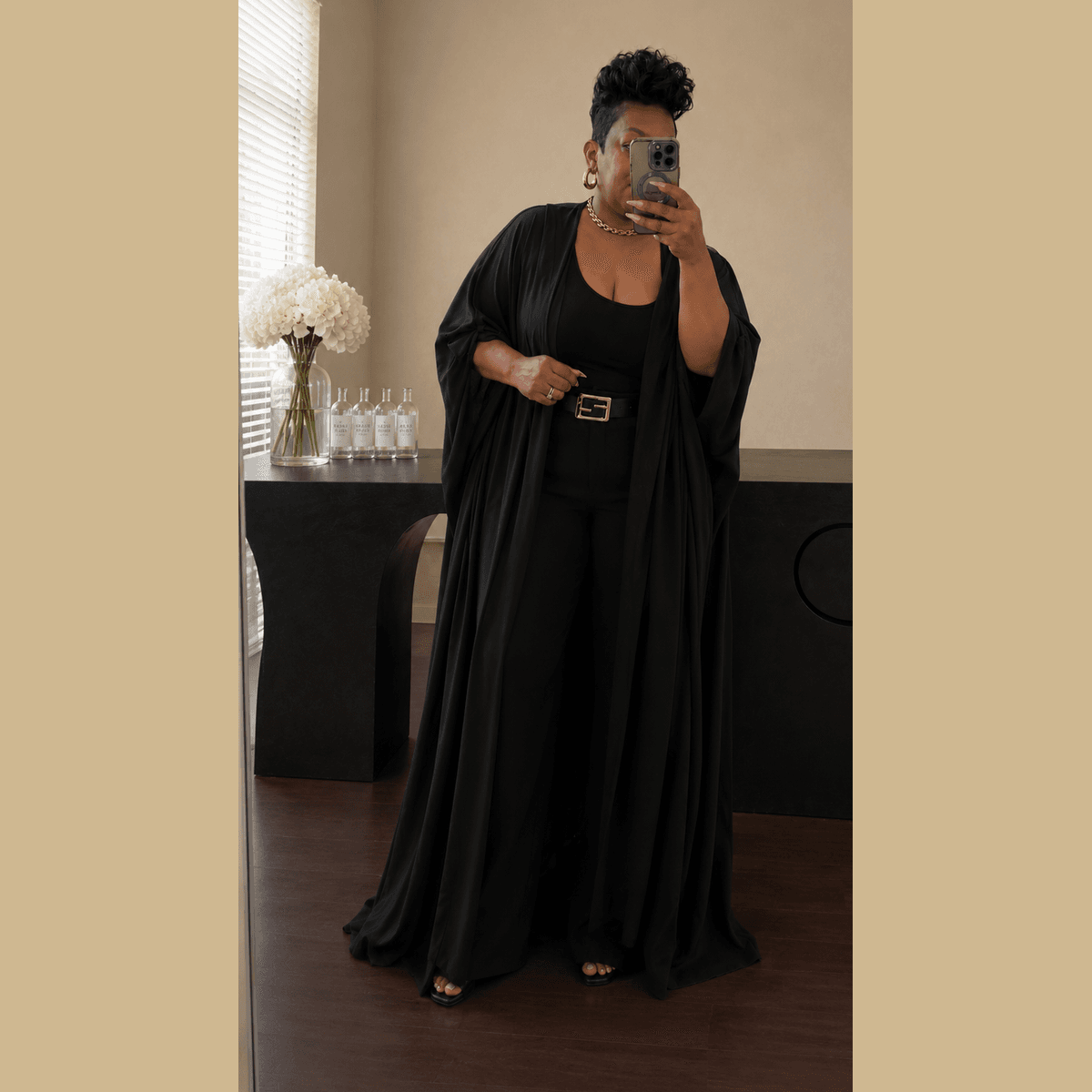 Noir Duster Pant Set shop-statement-pieces